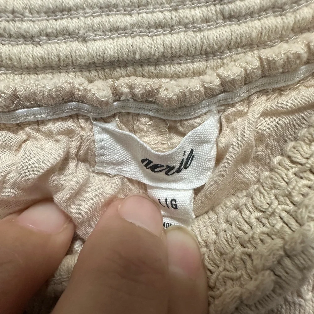 Aerie Lace Ruffle Mini Skirt -‎ Sandalwood